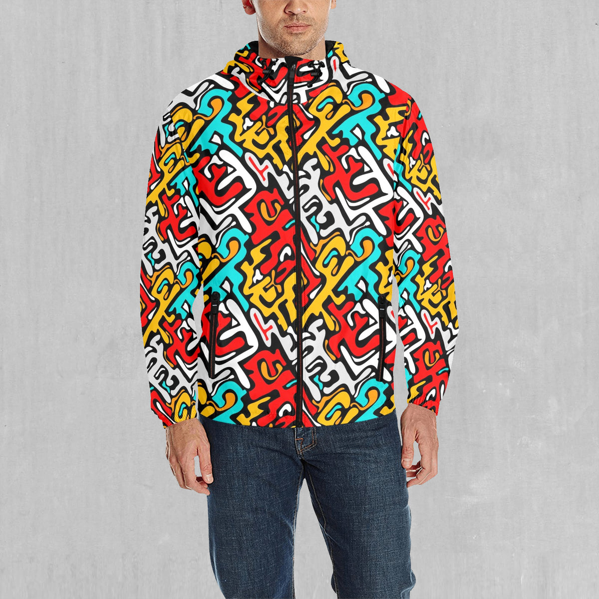 Street Graffiti Windbreaker (Size Medium)